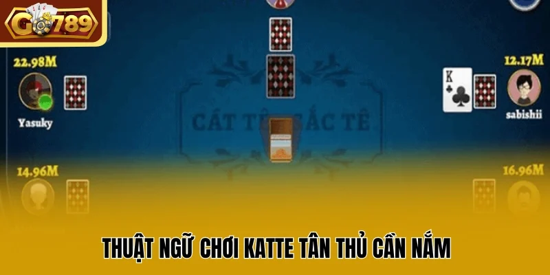 Thuật ngữ chơi Katte tân thủ cần nắm